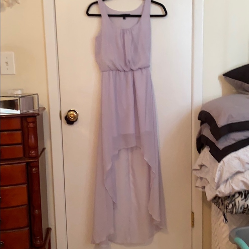 Purple spring dress